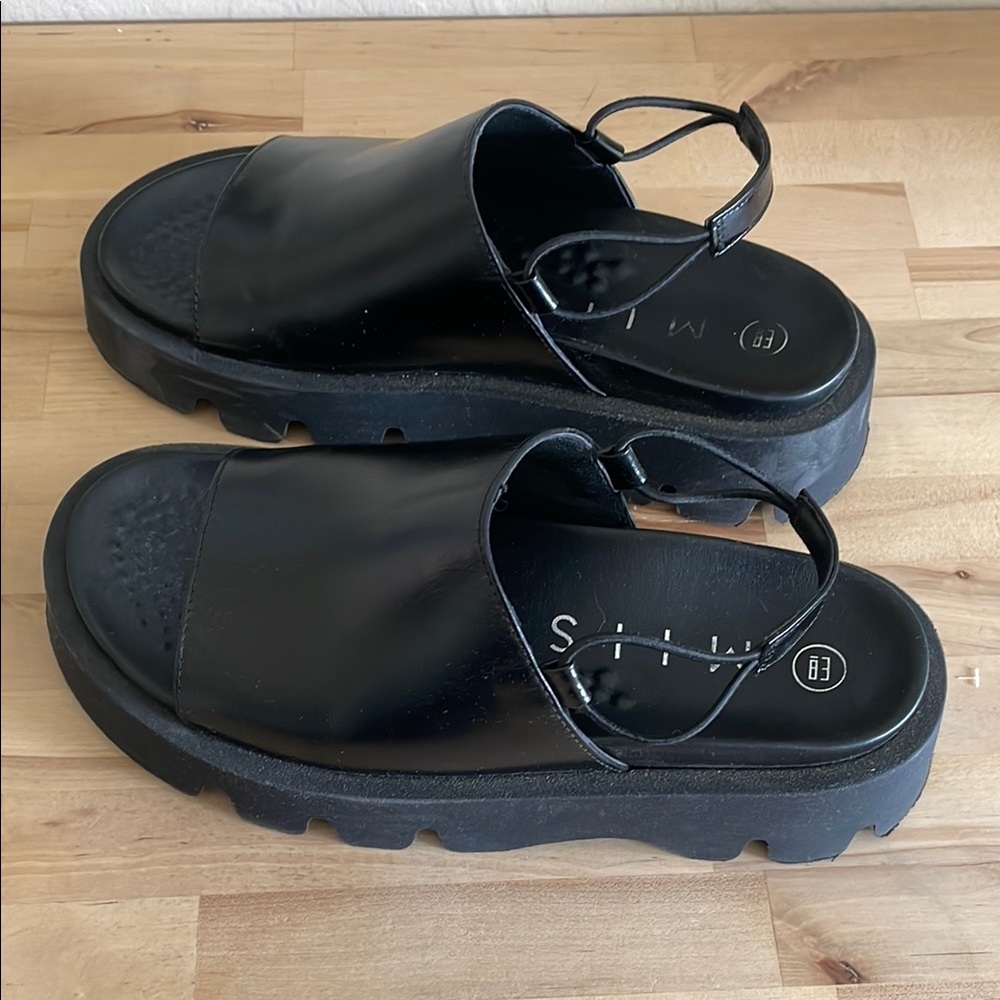 Miista Black Women's Sandals